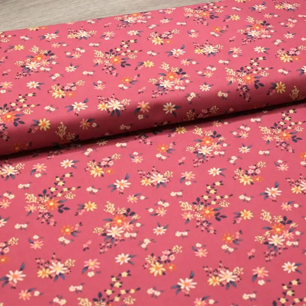 Daisyfield Plum, Tela Tilda - colección Daisyfield, mod Plum - Ref 110057 — vista 3