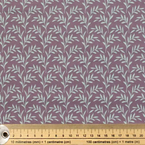 Olivebranch Laven, Tela Tilda Olivebranch Lavender - colección Hibernation - Ref 110085 — vista 2