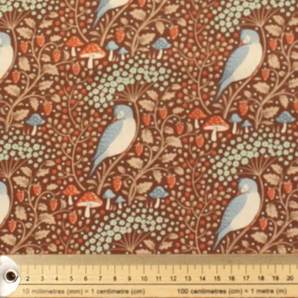 Sleepybird Pecan, Tela Tilda Sleepybird Pecan - colección Hibernation - Ref 100533 — vista 2