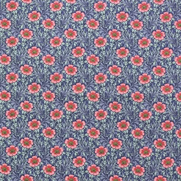 Winterrose Blue, Tela Tilda Winterrose Blue - colección Hibernation - Ref 100522 — vista 1