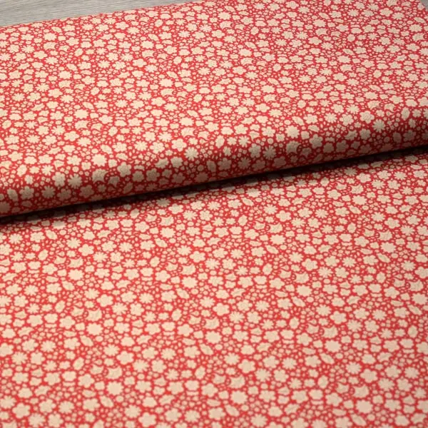 Carla Red, Tela Tilda Carla Red - colección Creating Memories - Ref 130152 — vista 3