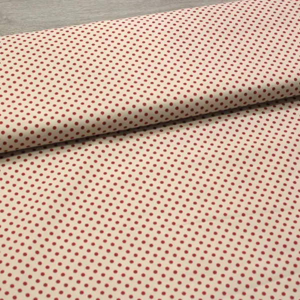 Polkadot Red, Tela Tramada Tilda Polkadot Red - colección Creating Memories - Ref 160085 — vista 3