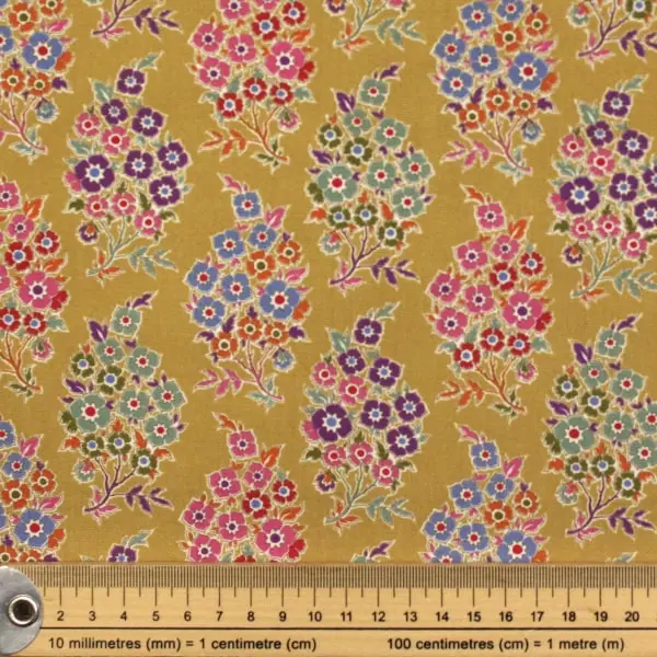 WillyNilly Mustar, Tela Tilda WillyNilly Mustard - colección Pie in the Sky - Ref 100485 — vista 2