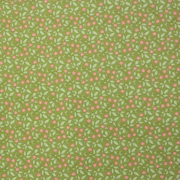 Tipsy Green, Tela Tilda Tipsy Green - colección Sunday Brunch Collection - Ref 110114 — vista 1