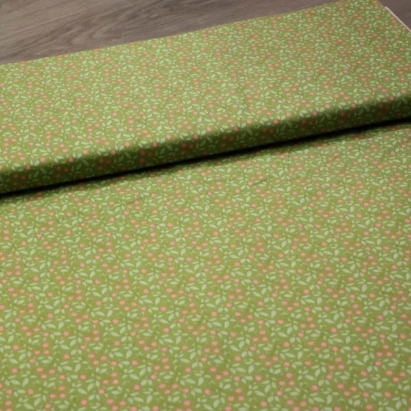 Tipsy Green, Tela Tilda Tipsy Green - colección Sunday Brunch Collection - Ref 110114 — vista 3