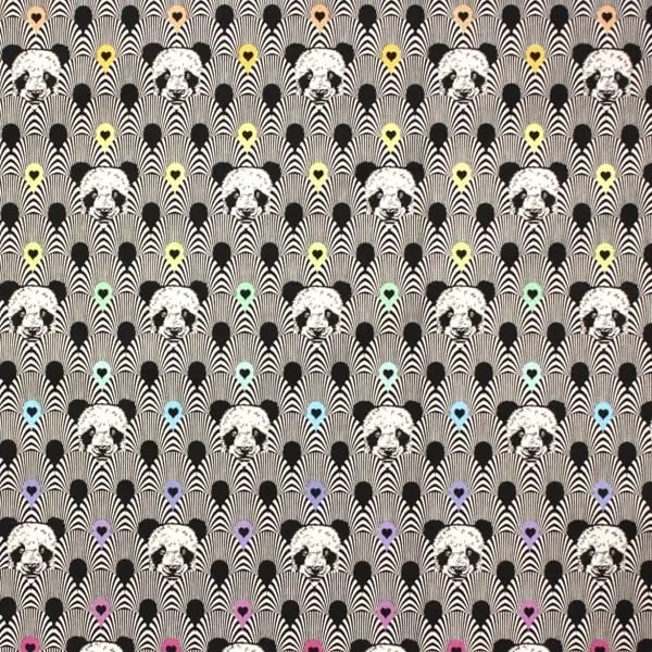 Tula Pink Pandamonium, Tela Tula Pink colección Linework - Ref PWTP153.Ink  — vista 1