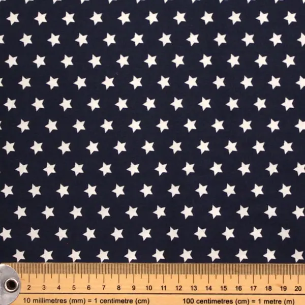 Marino Estrellas, Fondo azul marino navy con estrellas blancas — vista 2