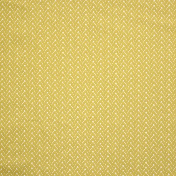 Algodón Otoño Geométrica Pistacho estampado simétrico estilo Country sobre blanco de 150cm - Vista general