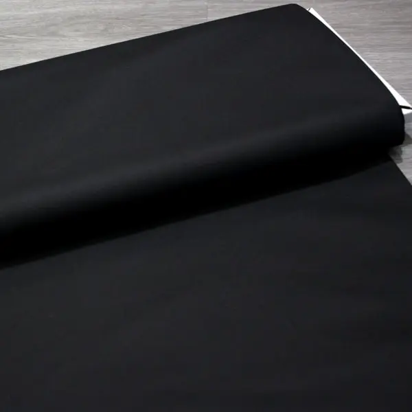 Negra, Tela hidrófuga antibacteriana 83 g/m2 color negro. Hasta 85 lavados! — vista 1