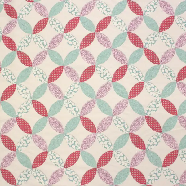 Hippie Molinillos, Tejido viella (algodón grueso) con estampado de hojas o molinillos — vista 1