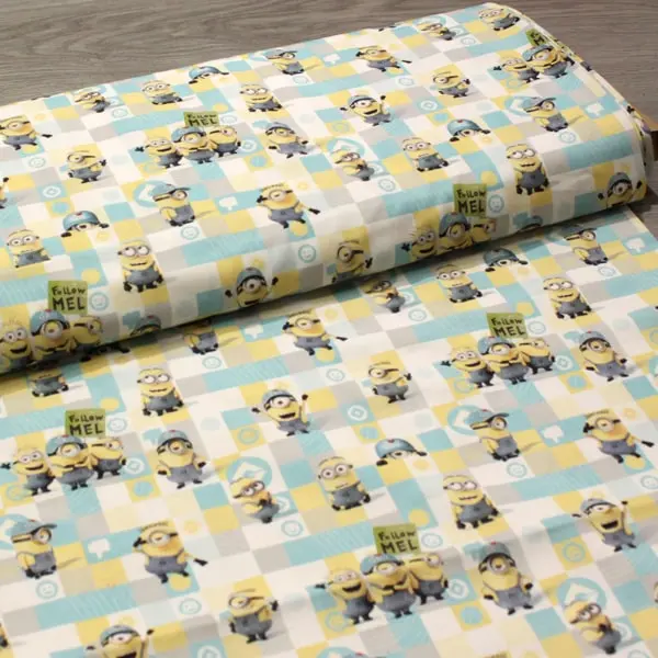 Minions, Los simpáticos Minions de Gru en esta tela de tonos amarillo y azul — vista 3