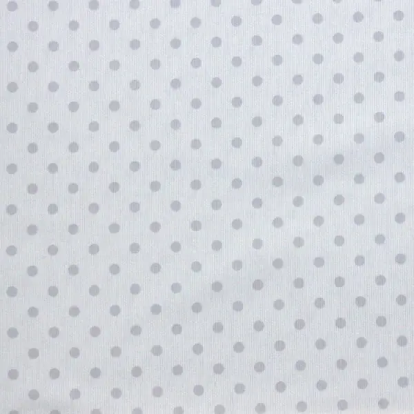 Piqué topo, Tela de piqué con topos y fondo gris — vista 1