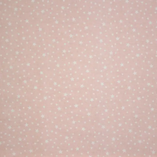 Estrellas Blancas, Tela rosa con estrellas blancas. Certificado OEKO-TEX standard 100 — vista 1