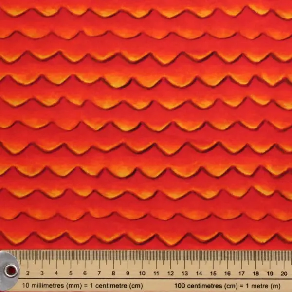 Aliga Sitges, Tela inspirada en las escamas del Aliga de Sitges — vista 2