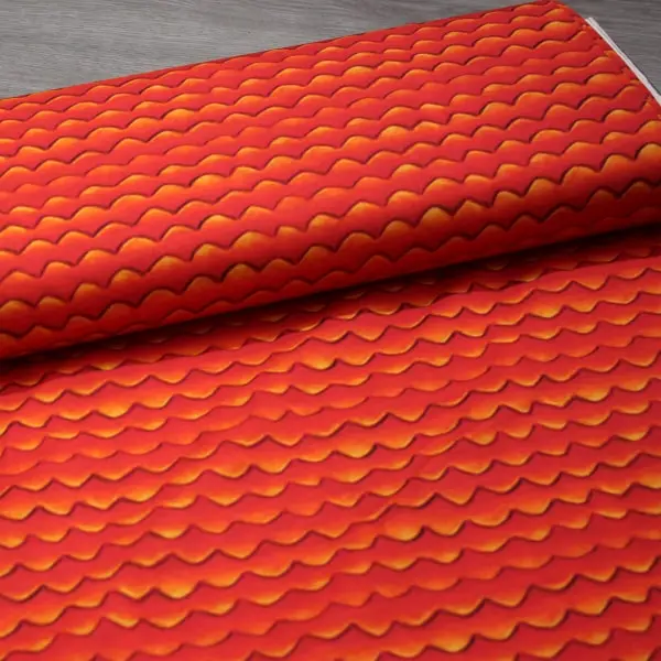 Aliga Sitges, Tela inspirada en las escamas del Aliga de Sitges — vista 3