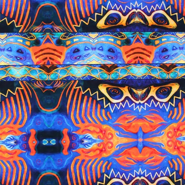 Drac Sitges, Tela inspirada en la pintura del  Drac de Sitges — vista 1