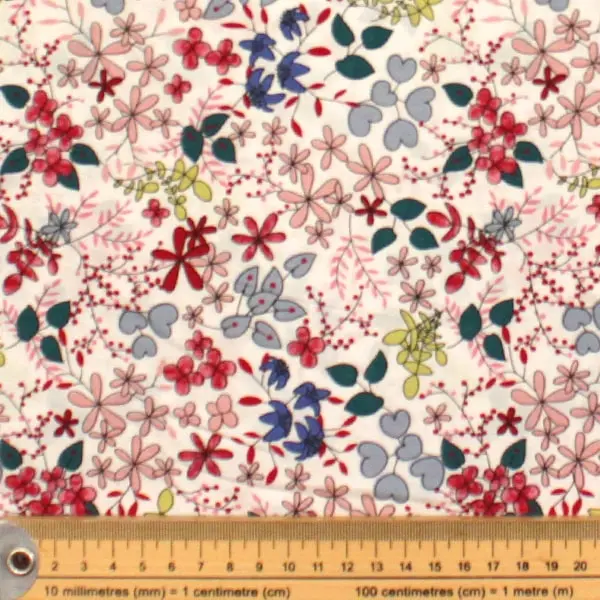 Flores Campestres, Flores campestres en varios colores. Fondo en blanco — vista 2